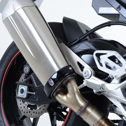 R&G Racing Auspuffstutzen-Protektor schwarz Auspuffschutz