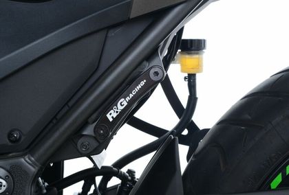 Kit suppression repose pieds R&G Racing Cache-orifice repose-pieds arrière gauche type origine - noir Ref : RGR02947A / 1068558 