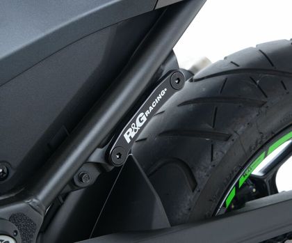 Kit suppression repose pieds R&G Racing Cache-orifice repose-pieds arrière gauche type origine - noir