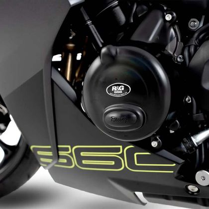Protection Moteur R&G Racing Couvre-carter gauche Ref : RGR03145A / 1147942 TRIUMPH 660 DAYTONA 660 - 2024 - 2025
