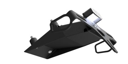 R&G Racing kentekenhouder zwart Plaatondersteuning