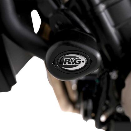 R&G Racing Aero - sort Støttebøjle Ref : RGR03409A / 1156398 QJ MOTOR 800 SRK 800 - 2025 - 2026