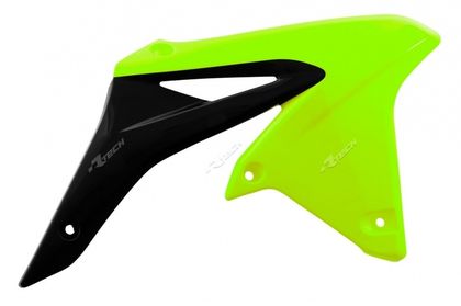 Protección lateral de radiador Racetech Radiator Covers Neon Yellow/Black
