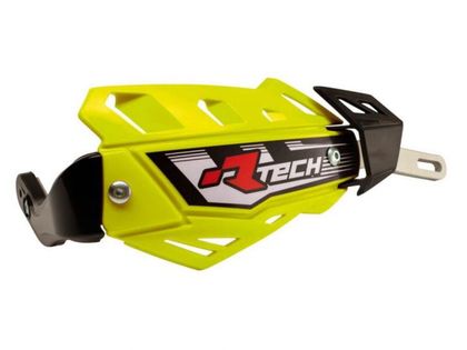 Racetech GEEL FLX MET ALU VERSTEVIGING Handbeschermers Universeel