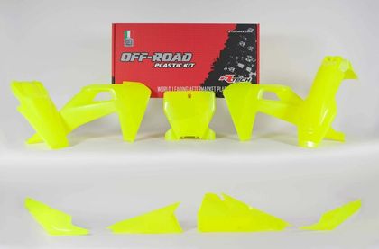 Kit plastiques Racetech jaune fluo