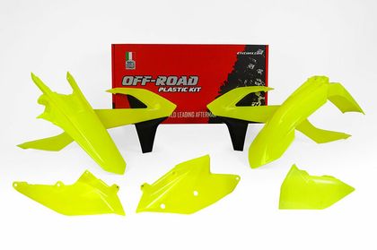Racetech plasticset fluo geel Kunststof kit