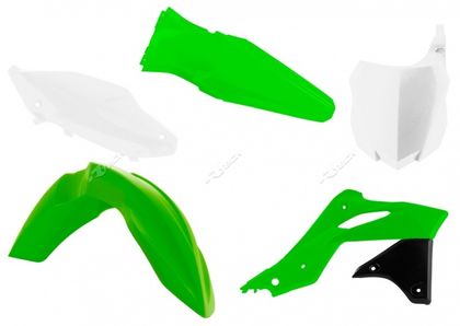 Racetech OEM Color (2016) Green/White Plastics kit