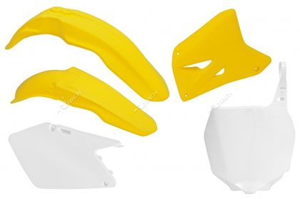Racetech Originalfarbe 2009 gelb Plastik-Set