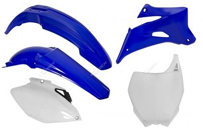 Kit plastiques Racetech couleur origine bleu/blanc