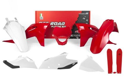 Racetech - Red/White Gas Gas EC/EC-F Kunststof kit