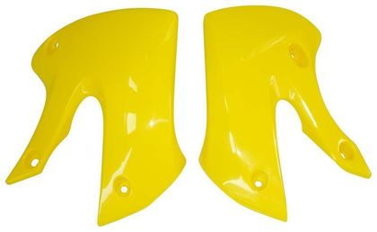 Ouie de radiateur Racetech OUIES DE RADIATEUR JAUNE POUR RM65 ET DR-Z110 2003-07