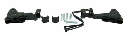 Pièces détachées Racetech Kit de montage protège-main HP1/HP2 noir Universel