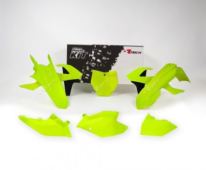 Kit plastiques Racetech jaune fluo/noir