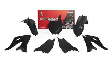 Kit plastiques Racetech noir