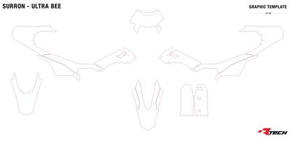 Racetech Plastic 6 stuks Kunststof kit Universeel