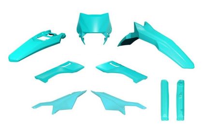 Racetech Plastic Aquamarine Green - 6 stuks Kunststof kit Universeel Ref: RH01292A / 1127688009 