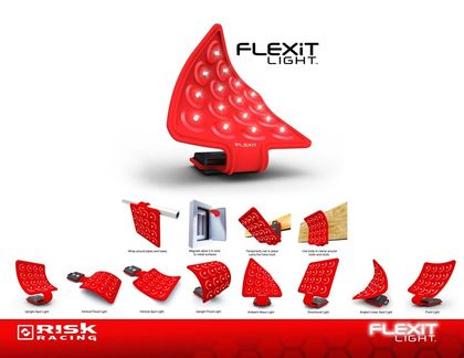 Risk Racing Flexit 2.0 - 200 Lumen flexible Taschenlampe Lampe Universell
