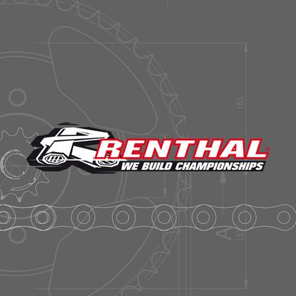 Renthal 520R3 13/51 Reinforced - Ultra-Light Self-Cleaning Rear Sprocket Chain kit
