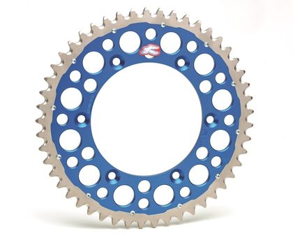 Couronne Renthal Twinring aluminium Ultra-Light anti-boue anodisé dur HA - 520 Ref : RT00408A / 1075635001 