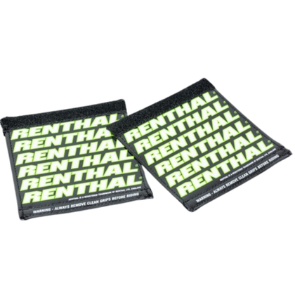Renthal Grip Clean Grips - Black Green White Universal Handle protectors