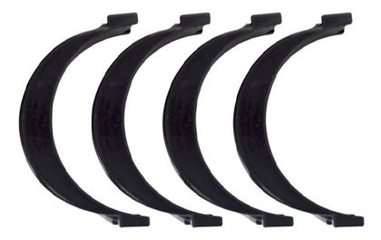 Support Phare R-tech Cales plaque demi - lune noir Universel