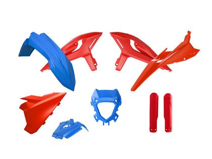 R-tech 8 p Red Blue Plastic kit