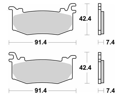 SBS 1012DC Brake pads