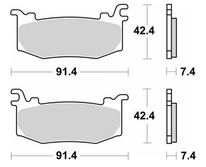 SBS 1012RST Brake pads