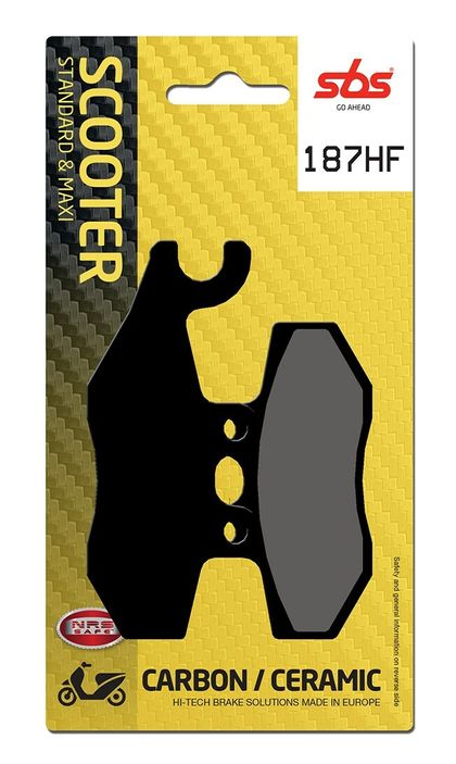 SBS 187 HF 818 Brake pads