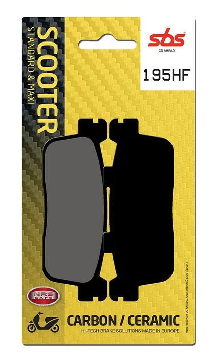 SBS PLAQ 195HF 847HF EXCEPT Brake pads