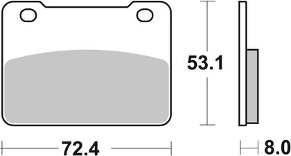 SBS 215HF Brake pads