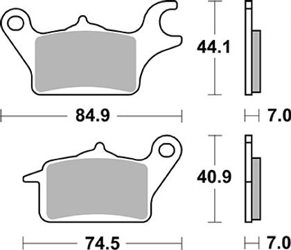 SBS 216HF Brake pads