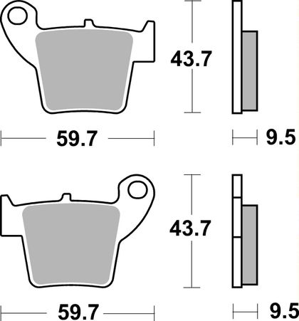 SBS 220CT Brake pads