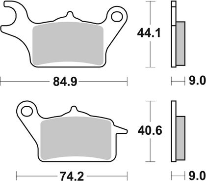 SBS 223HF Brake pads