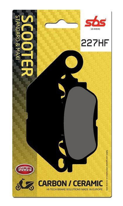SBS 227 HF Brake pads Ref : SBS00186A / 227000 