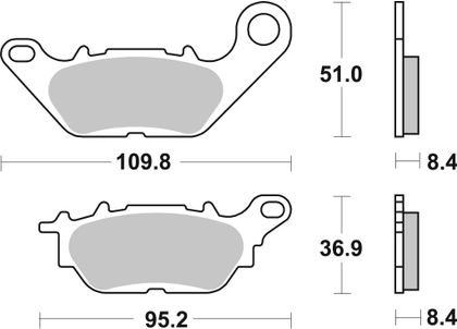 SBS 227 HF Brake pads