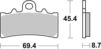 SBS 231CT Brake pads