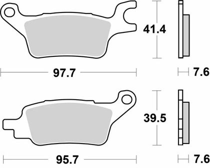 SBS 243HF Brake pads