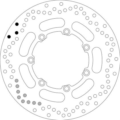 SBS 5006 Round brake disc