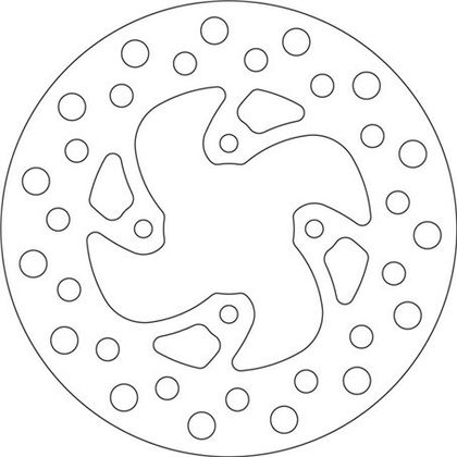 SBS 5008 Round brake disc