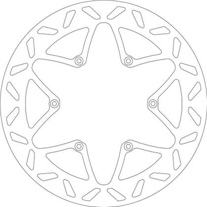 SBS 5013 Round brake disc