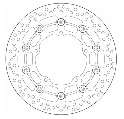SBS 5022A Round brake disc
