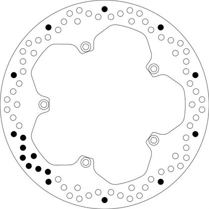 SBS 5033 Round brake disc