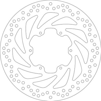 SBS 5038 Round brake disc