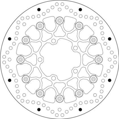 SBS 5039 Round brake disc