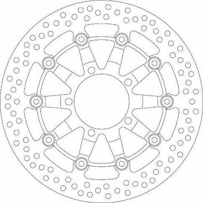 SBS 5040A Round brake disc