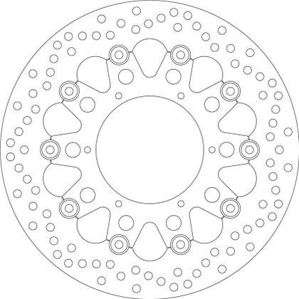SBS 5043 Round brake disc