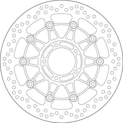 SBS 5044 Round brake disc