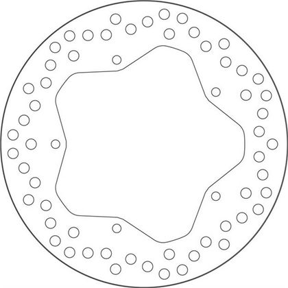 SBS 5046 Round brake disc