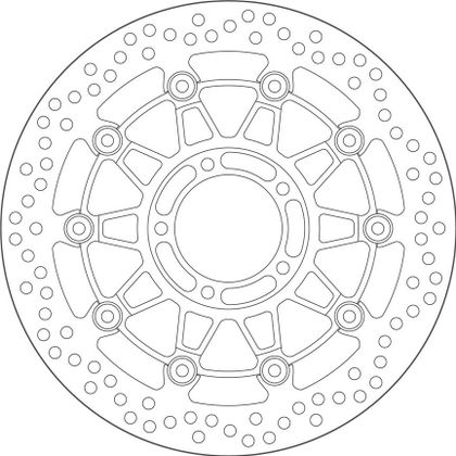 SBS 5050 Round brake disc